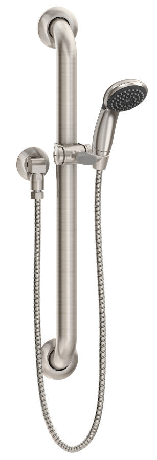 SYMMONS Symmons T724 1-Spray Wall Mounted Handheld Showerhead With ADA Grab Bar 2.5 gpm (3.34 in.)