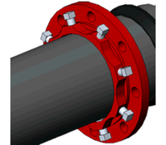 SIGMA CORPORATION Sigma Corporation ZF2-C4 Zip Flange Adapter 4 in (ZF2C4)