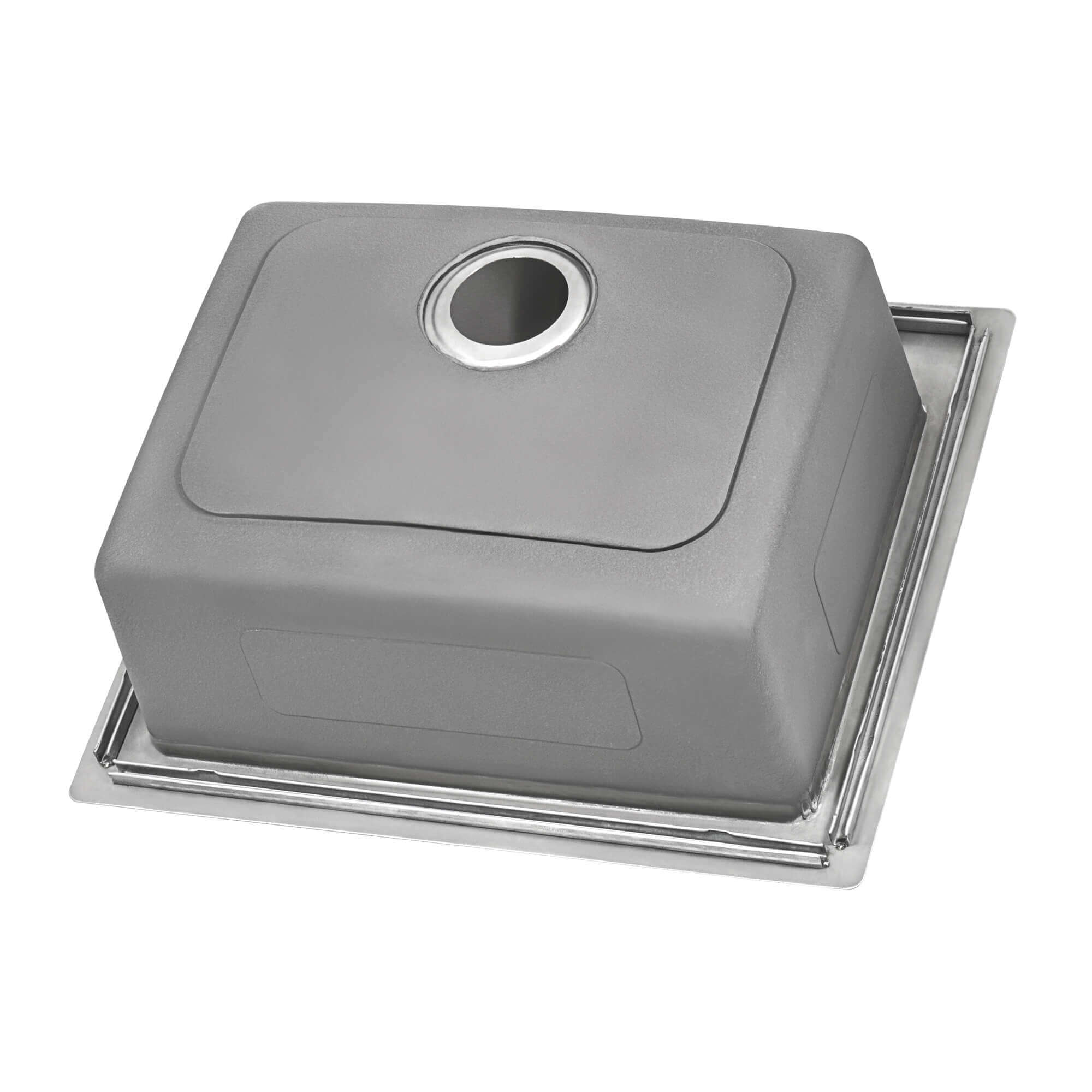 RUVATI Ruvati RVM5923 Modena Drop-in Topmount Single Bowl 16-Gauge 23-3/8 x 20-5/8 in. Replacement RRVM5923