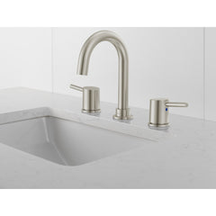 PEERLESS FAUCET Peerless Faucet P3547LF-BN Precept Two-Handle Widespread Bath Faucet (Fits 3-hole 6-16 in)