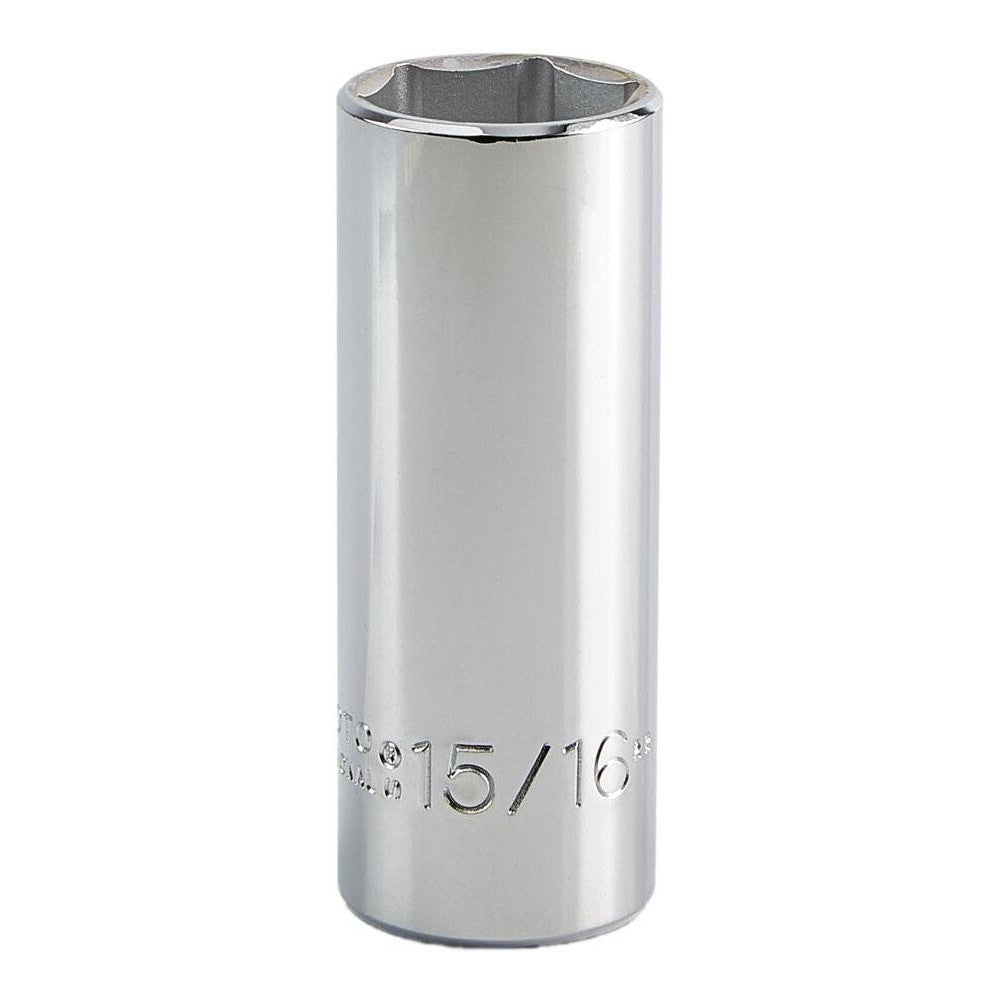 PROTO Proto J5330H Deep Socket 6-Point 1/2 in Drive (15/16 in)