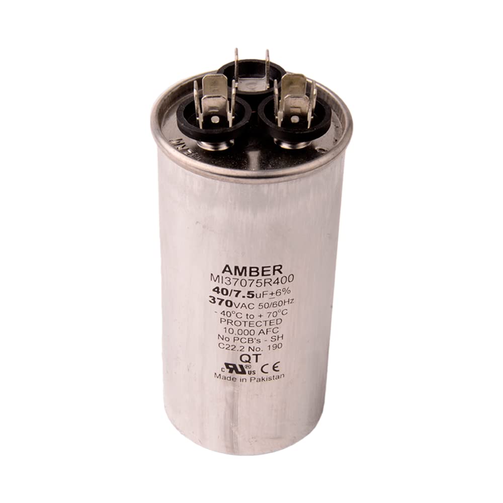 DIVERSITECH Diversitech 3GR7540 Motor Run Capacitor 370 VAC (Round / 1 Pack)