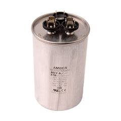 DIVERSITECH Diversitech 3GR7580 Motor Run Capacitor 370V (80+7.5 uF / 1 Pack)