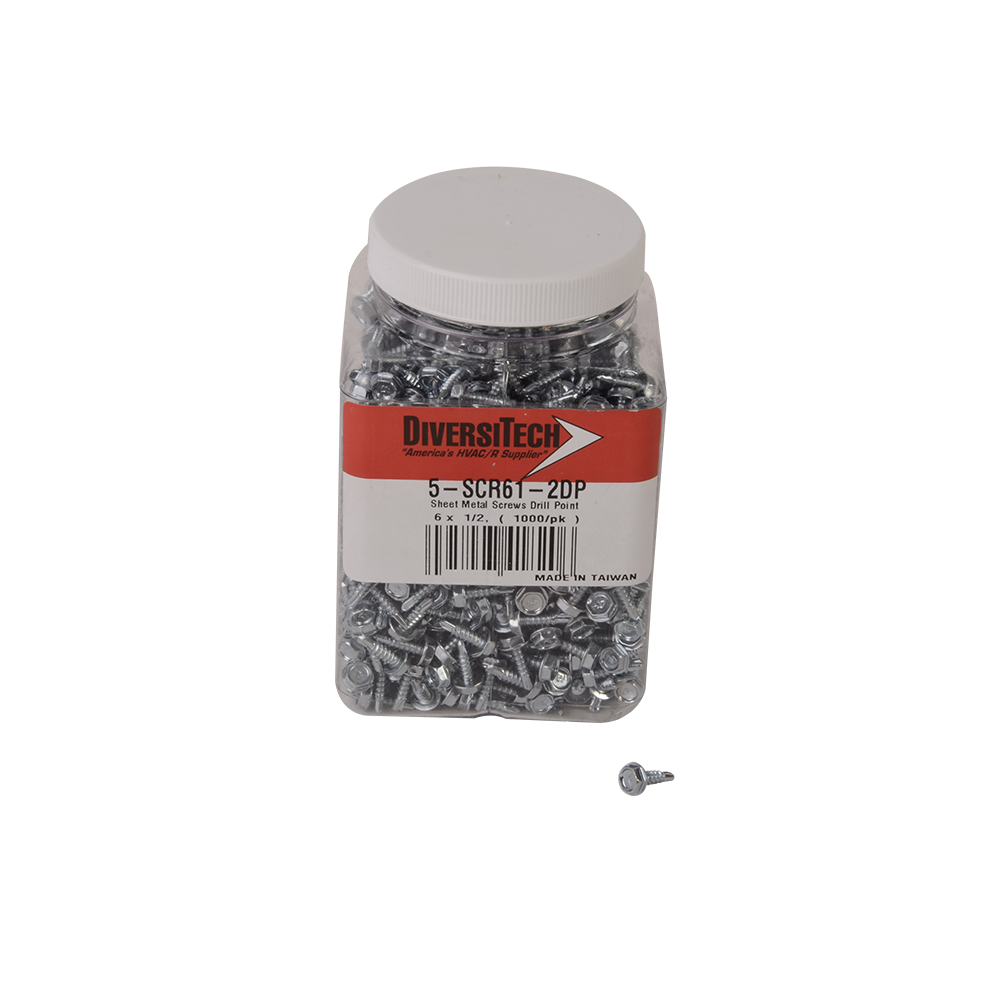 DIVERSITECH Diversitech 5-SCR61-2DP Screw Sheet Metal #6 x 1/2