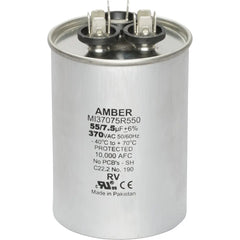 DIVERSITECH Diversitech 3GR7555 Motor Run Capacitor 370 VAC (55+7.5 uF / Pack of 1) 0278-5158