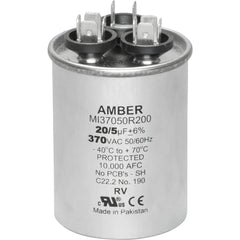 DIVERSITECH Diversitech 3GR0520 Motor Run Capacitor 370 VAC (20+5 uF, Pack of 1)