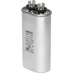DIVERSITECH Diversitech 37175H Motor Run Capacitor 17.5 µF 370 VAC (Oval, Pack of 1)