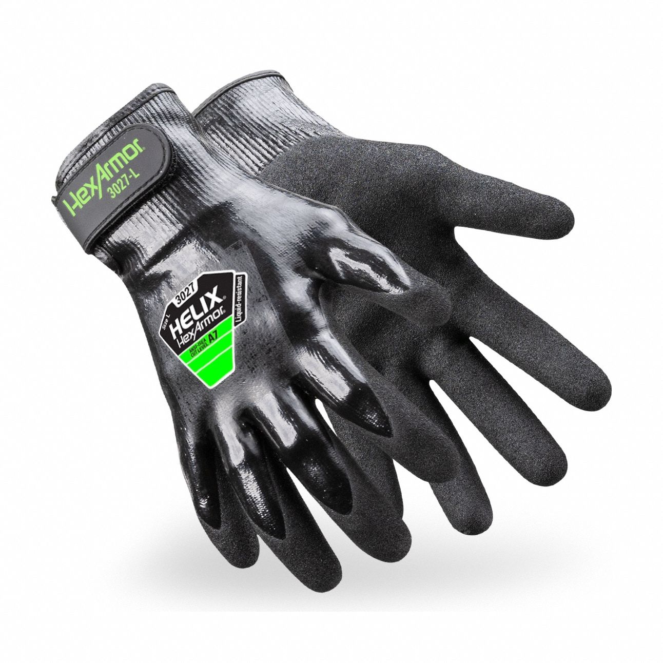 HEXARMOR Hexarmor 3027-XXXL Knit Gloves ANSI A7 3XL (12) 3027-XXXL