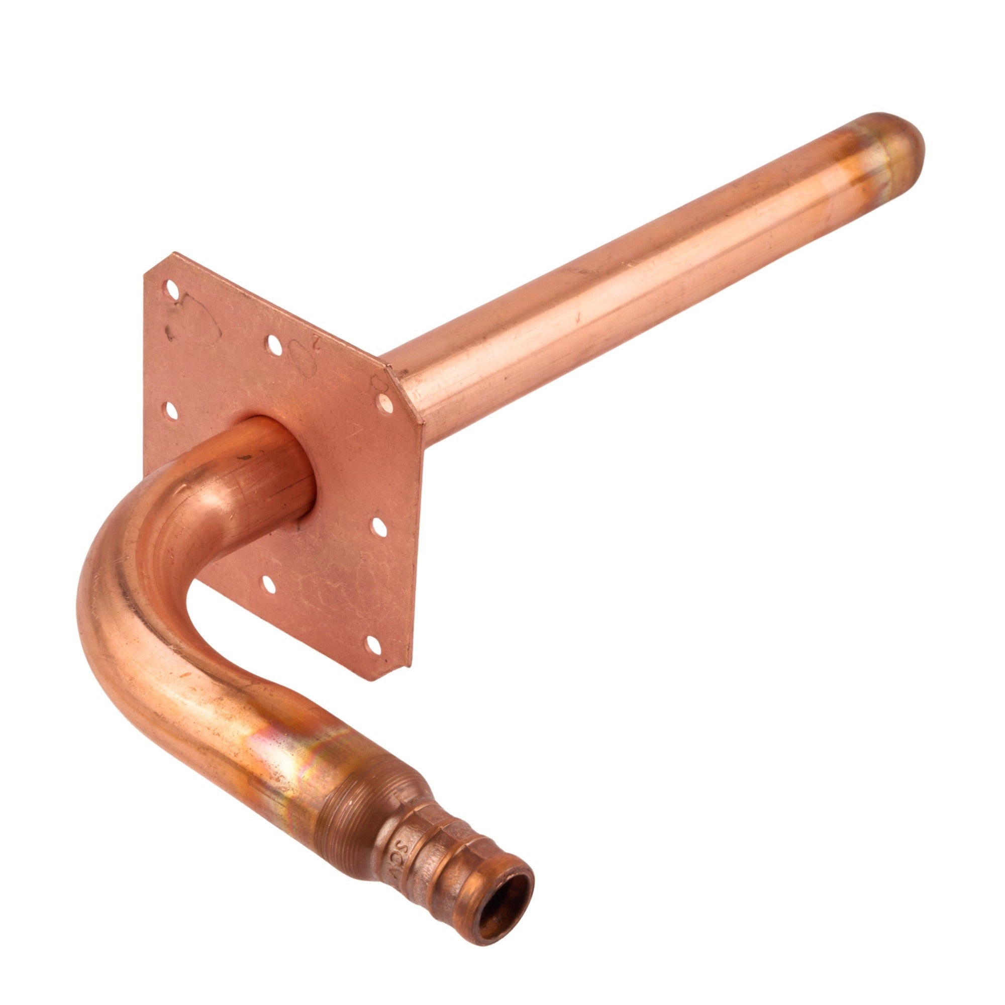 SIOUX CHIEF Sioux Chief 630X248E copper stub out elbow for 1/2 in PEX with ear 1/2 in x 3-1/2 in x 8 in S630X248E