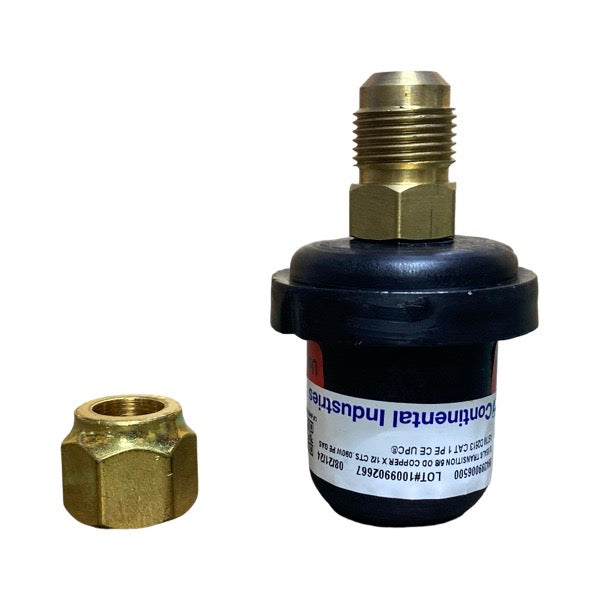 WAL-RICH Wal-Rich 2884004 1/2 inches CTS Con-Stab x 5/8 inches OD Copper Flare Adapter (1 Pack)