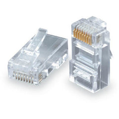 SIGNAMAX Signamax KRJ45/5E-100 Cat5e 8P8C Modular Plug for 24 AWG UTP Stranded (100 Pack)