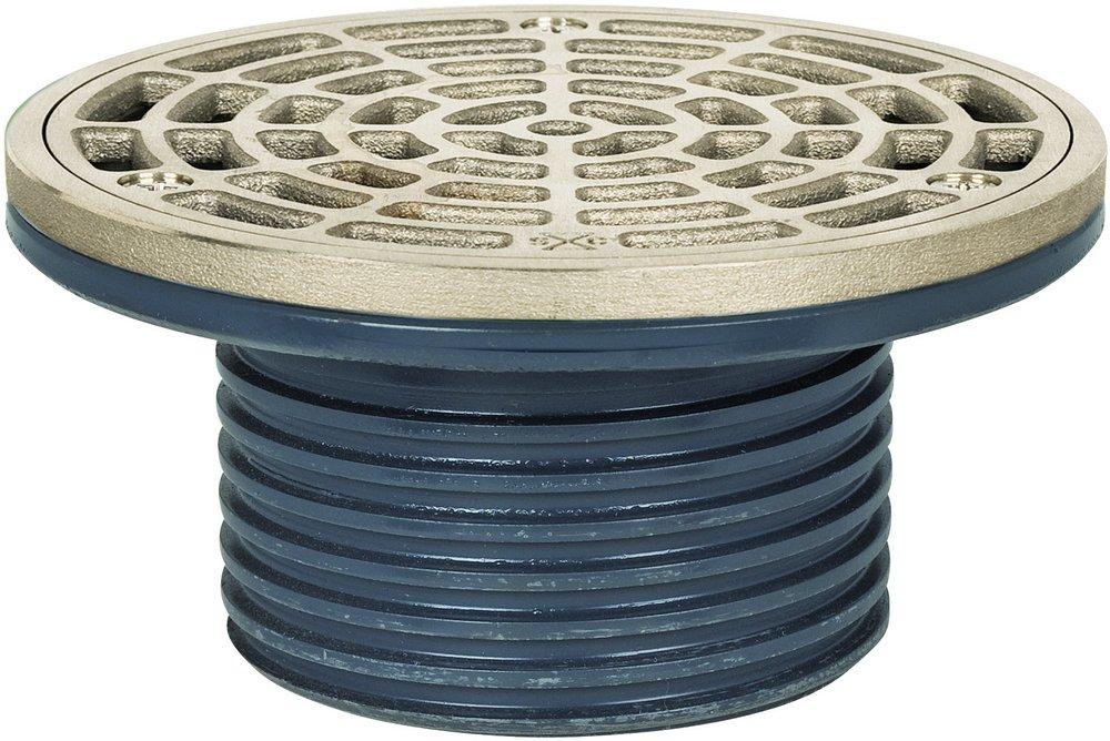 SIOUX CHIEF Sioux Chief 832-3DHNRV FinishLine 3 in. No Hub Floor Drain Fixture (5-1/2 in. Round) S8323DHNRV