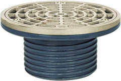 SIOUX CHIEF Sioux Chief 832-3DHNRV FinishLine 3 in. No Hub Floor Drain Fixture (5-1/2 in. Round) S8323DHNRV