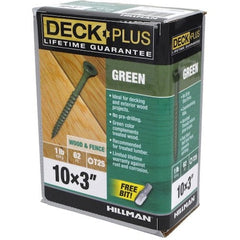 HILLMAN Hillman 48404 Deck Screw #10 x 3 in (1 Pack)