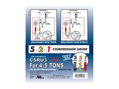 CPS PRODUCTS Cps Products CSRU3 5-2-1 Compressor Saver 208-240V (4-5 Ton) FCSRU3