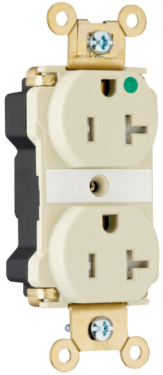 LEGRAND Legrand PTTR63-HGRY PlugTail 20A 125V (Duplex) PTTR63HGRY
