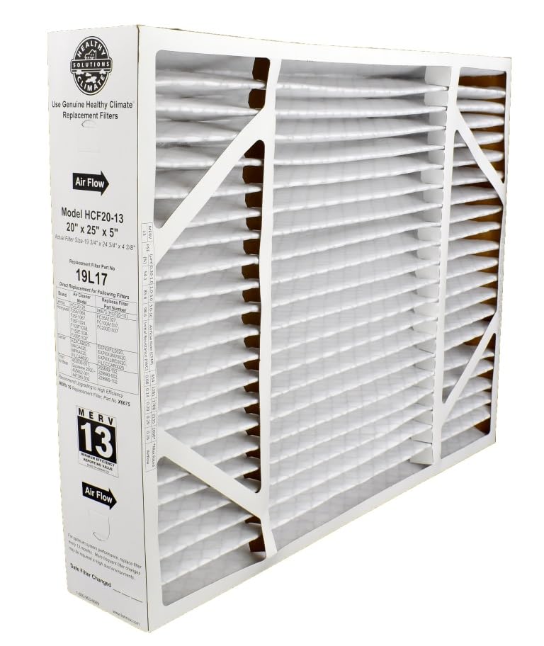 LENNOX Lennox 19L17 Healthy Climate HCF20-13 (20 x 25 x 5, 5-Pack) Replaces X6673/FC100A1037