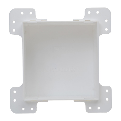 IPS Ips 82760 Water-Tite High Impact Polystyrene Utility Outlet Box Solid Frame No Valves (7-7/8 in x 8 in)