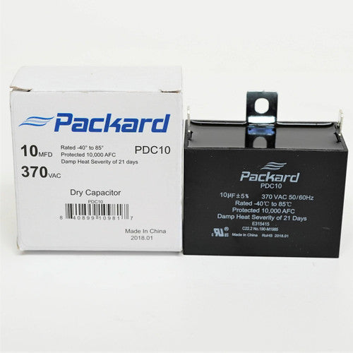 PACKARD Packard PDC10 Motor Run Capacitor 370 VAC (10 MFD)