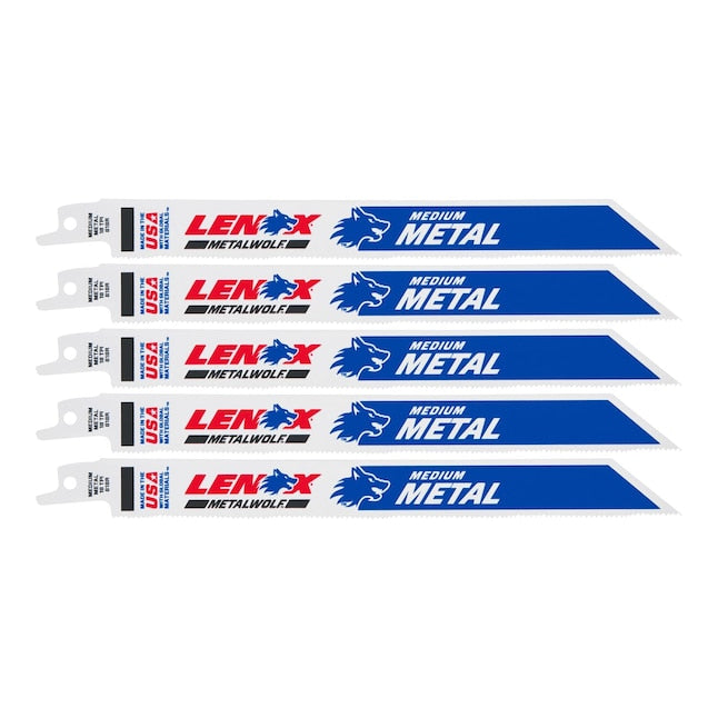 LENOX Lenox 20578818R Bi-Metal Reciprocating Saw Blade 8-Inch (5/Pack) Replacement 20578818R