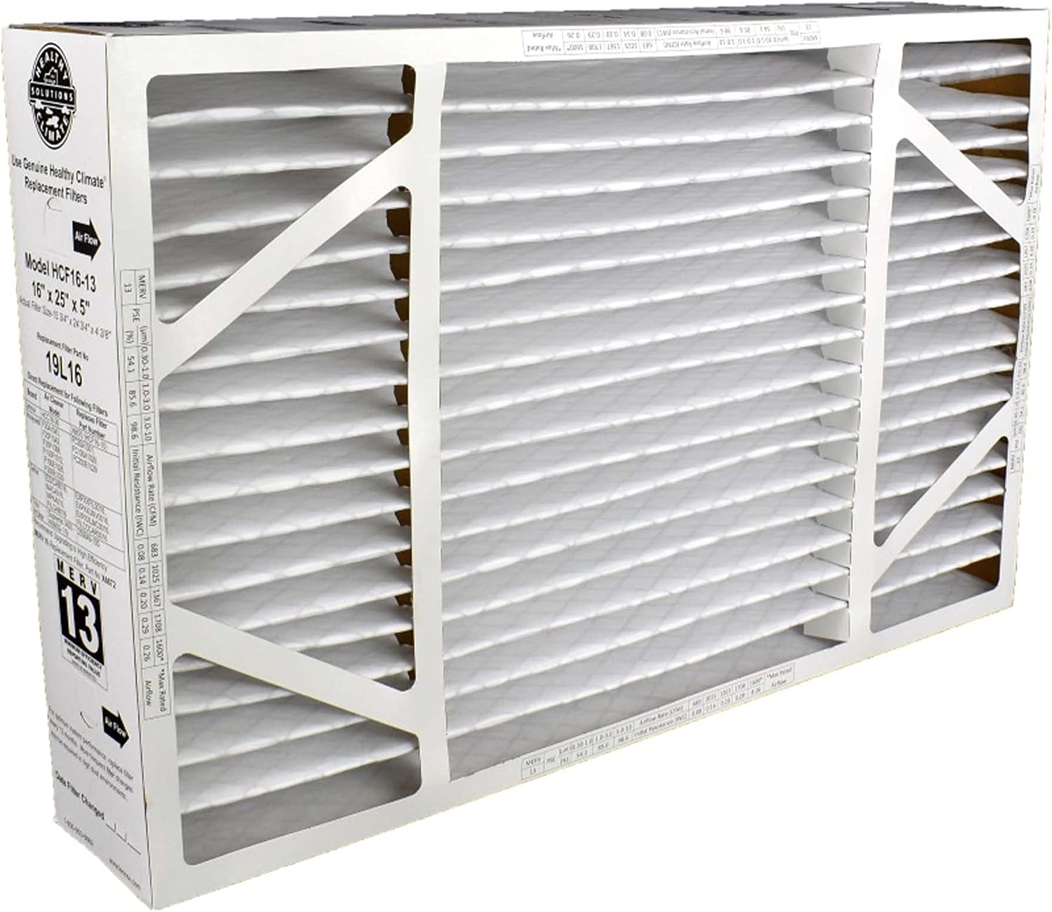 LENNOX Lennox 19L16 Healthy Climate Boxed Media Air Cleaner 16 x 25 x 5 (replaces X6670)