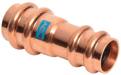 MUELLER INDUSTRIES Mueller Industries RP01011 DuoSeal 3/8 x 1/4 O.D. Copper Press Refrigeration Coupling (5 Pack)