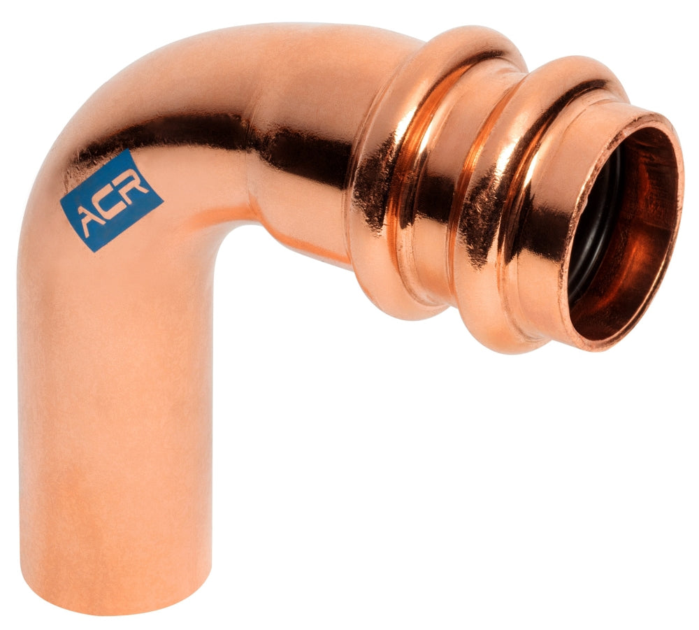 MUELLER INDUSTRIES Mueller Industries RP02817 1/2 ACR Female x Pipe Elbow Press Fitting (1/2 in, Pack of 5, 90°)