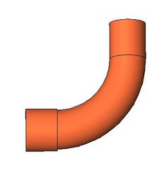 MUELLER INDUSTRIES Mueller Industries W-02847 90 Degree Elbow Long Radius Street 1 inches FTG x C (90 Deg)
