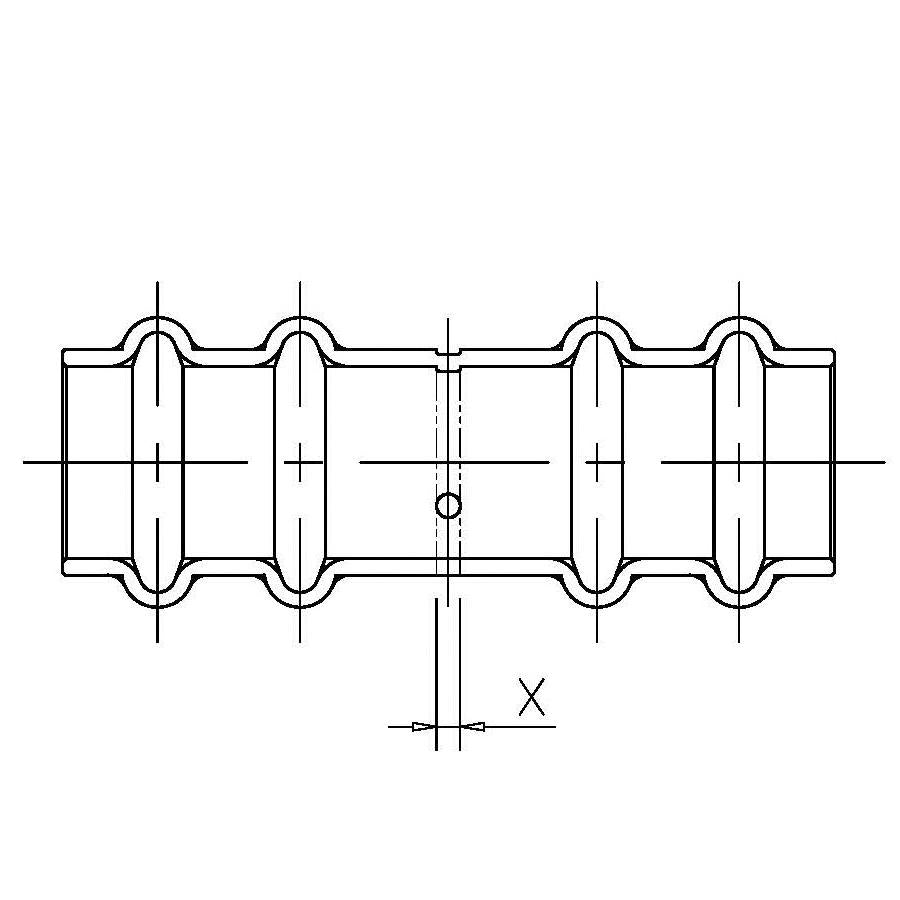 MUELLER INDUSTRIES Mueller Industries RP10145 5/8 Acr Press x Press Coupling (5 Pack) RP10145
