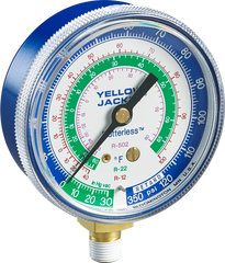 YELLOW JACKET Yellow Jacket 49002 Compound Gauge 2-1/2 inch (2-1/2 in)