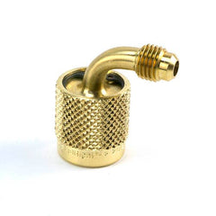 YELLOW JACKET Yellow Jacket 19209 SealRight Coupler 1/4 Inch SealRight x 1/4 Inch Male Flare (90 Degree)