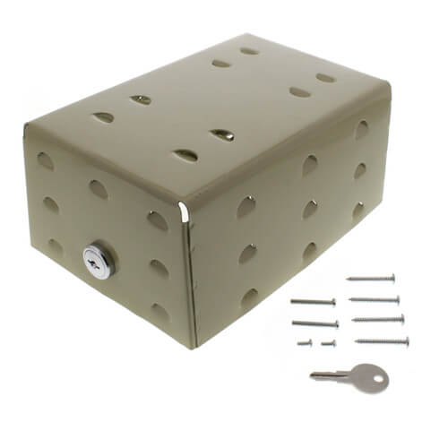 WHITE-RODGERS White-Rodgers F29-0222 Thermostat Guard Hinged Cover Ring Base (6 x 3.9 x 8.6 inches)