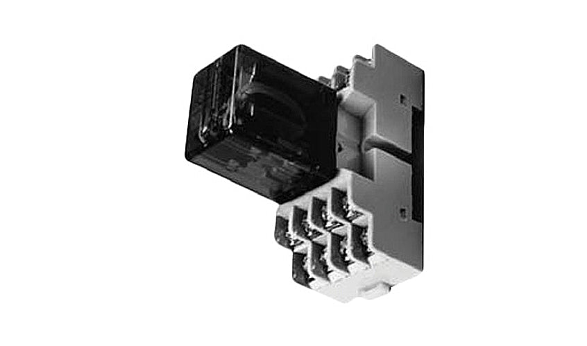 ZONEFIRST Zonefirst 4PDR 4 Pole Double Throw Relay 24 Volt AC (Plug-In) PIRR