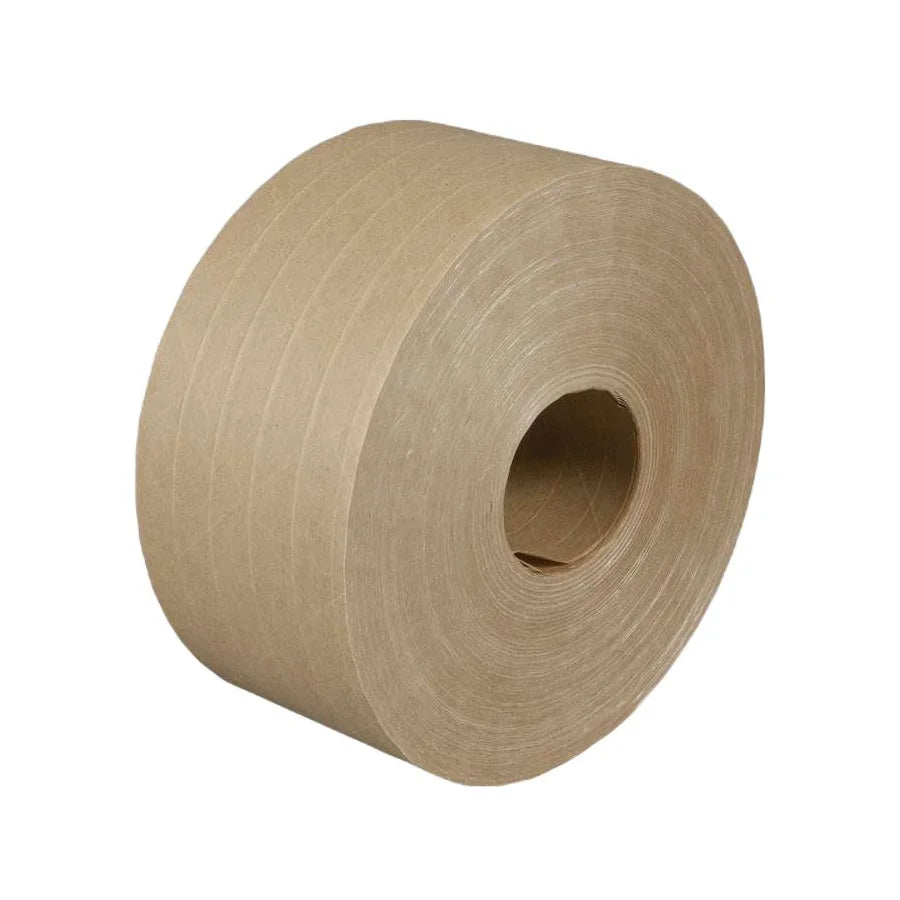 3M 3M 7010313035 Water Activated Paper Tape 6146 Medium Duty Reinforced 72 mm x 450 ft (10 rolls per case)
