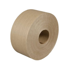 3M 3M 7010313035 Water Activated Paper Tape 6146 Medium Duty Reinforced 72 mm x 450 ft (10 rolls per case)
