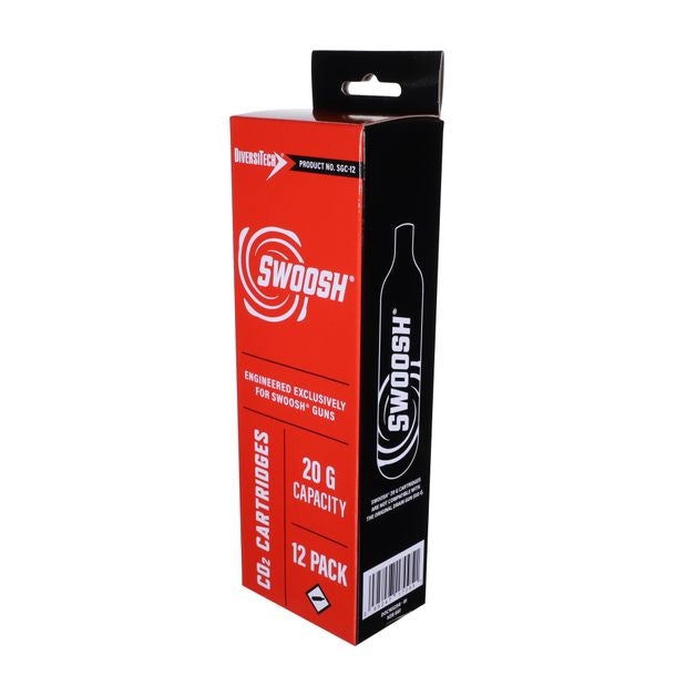 DIVERSITECH Diversitech SGC-12 Big Shot Swoosh CO2 Cartridge 20g (Pack of 12)