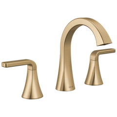DELTA FAUCET Delta Faucet 3562LF-CZMPU Lineax Two Handle Widespread Bathroom Faucet (3-hole, 4-16 inch)