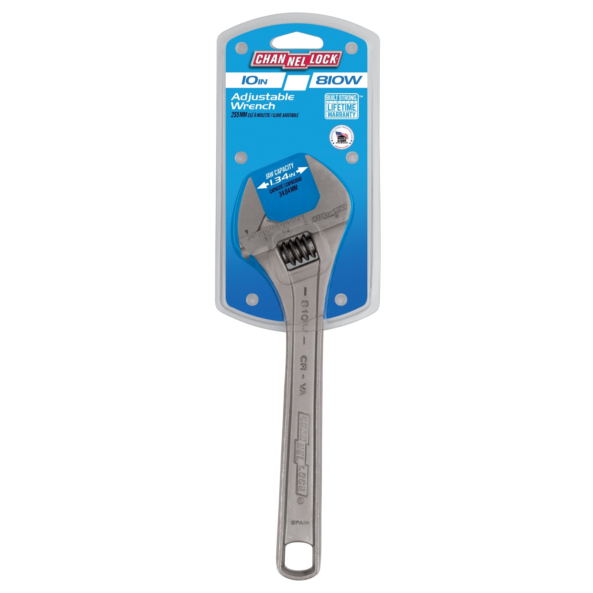 CHANNELLOCK Channellock 810W-10 inches 10-Inch Wide Adjustable Wrench (10 in)