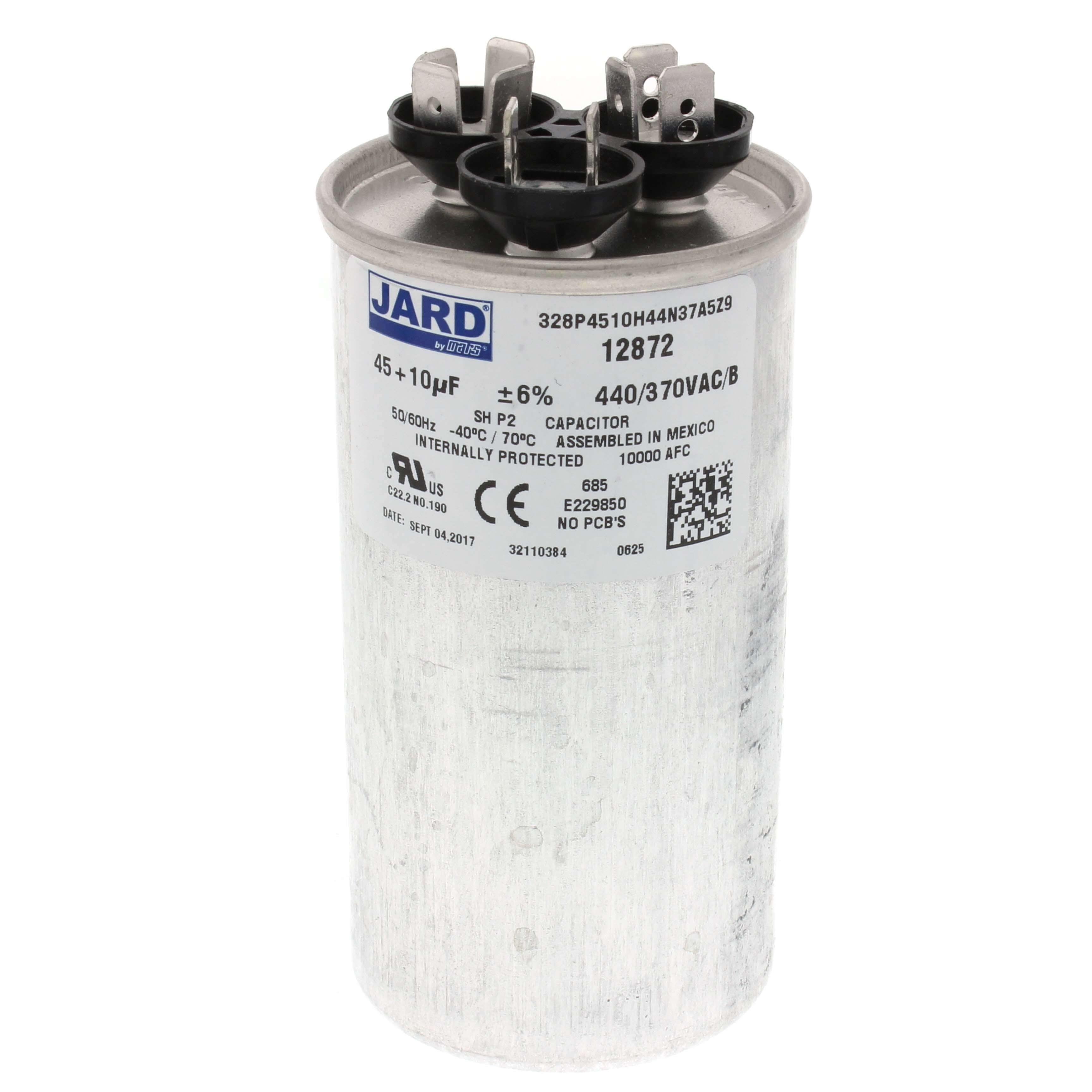 LENNOX Lennox 89M83 45/10 Mfd round run capacitor 440V (round) 100335-15