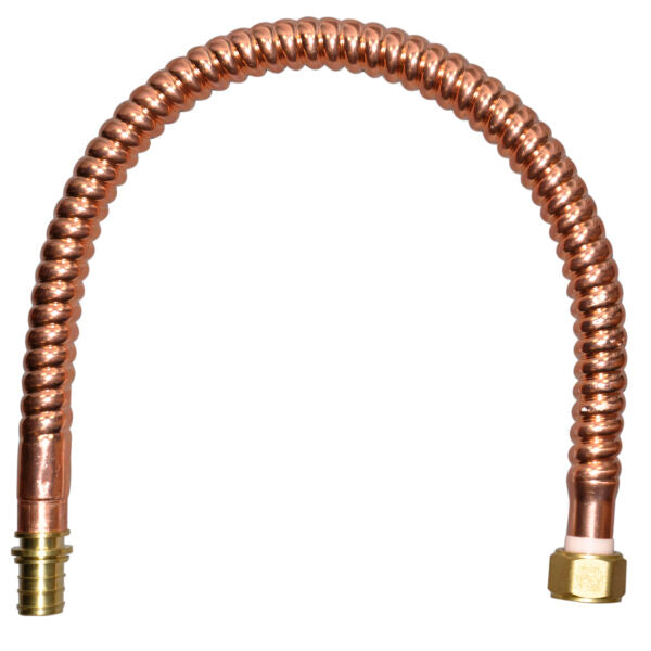 LSP PRODUCTS Lsp Products WCP-118-PP Copper Corrugated Water Heater Connector 3/4 inches FIP x 3/4 inches FIP 18 inch