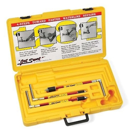 JET SWET Jet Swet 2100 plumbing plug kit 1/2 to 1 in with case