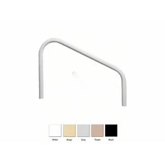 SAFTRON Saftron DR-236-G Deck Mounted 2-Bend Handrail (36W x 24H, Pair)