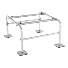 MITSUBISHI ELECTRIC Mitsubishi Electric QSMS1802M Dual-Fan Mini-Split Condenser Stand 18 in 6 x 6 Foot Pads