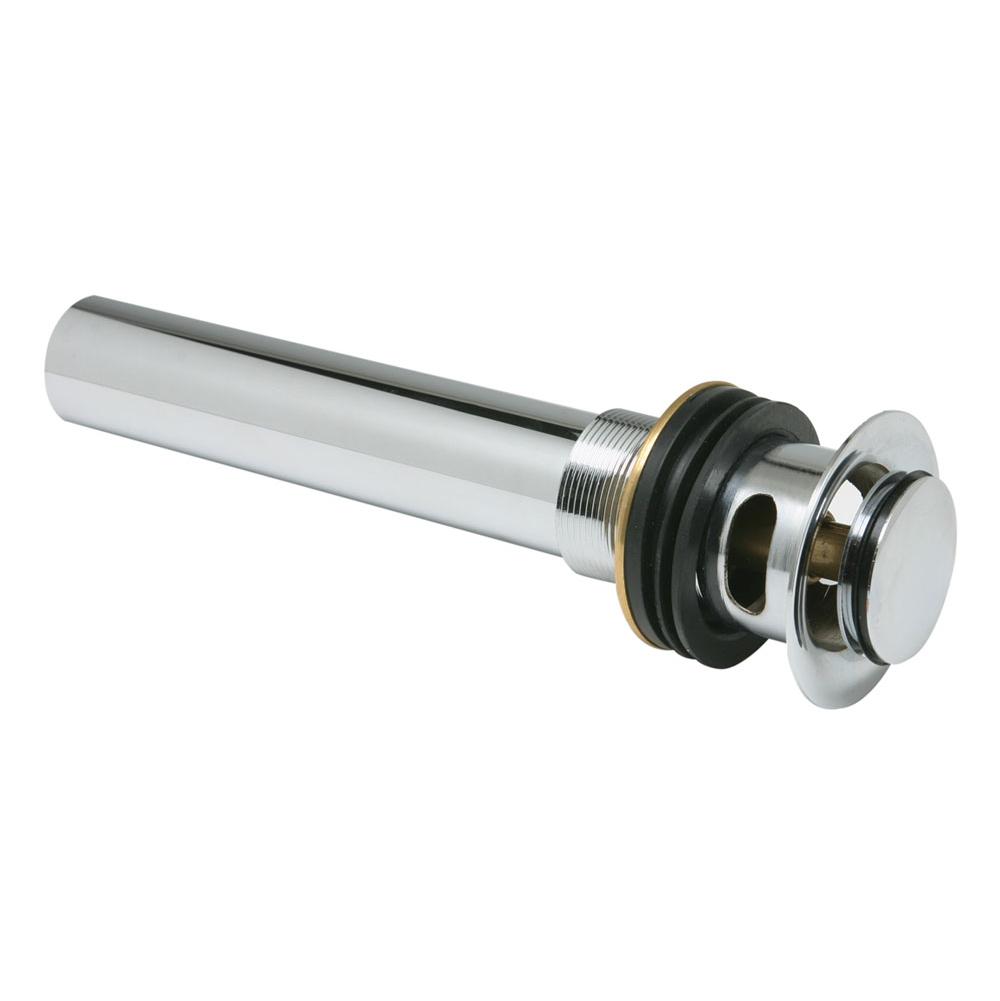 MOUNTAIN PLUMBING Mountain Plumbing MT741/ULB EZ-Click Soft Touch Round Lavatory Drain with Overflow (8 inches Tailpiece x 1-1/4 inches)