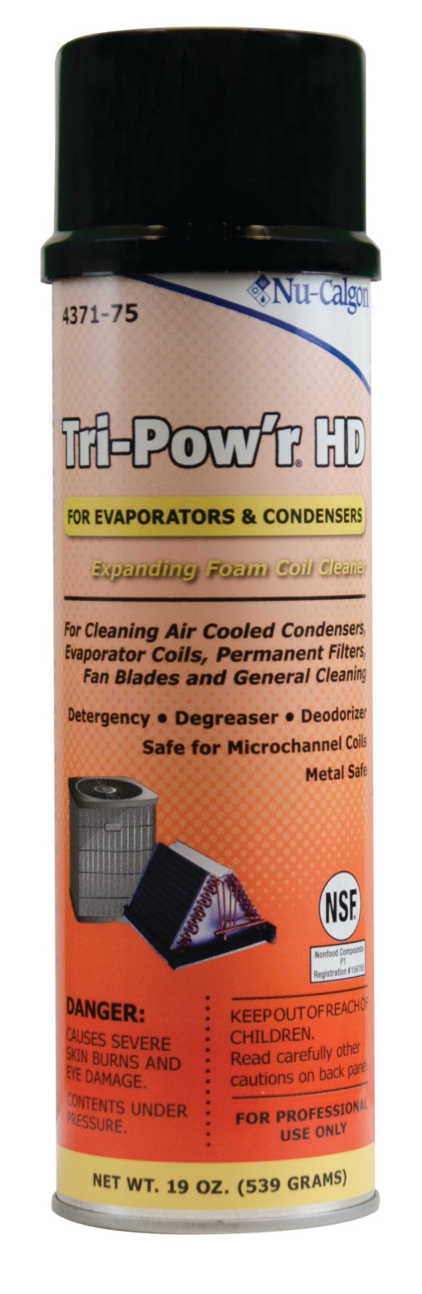 NU-CALGON Nu-Calgon 4371-75 Tri-Pow'r HD Coil Cleaner (19 Ounce)