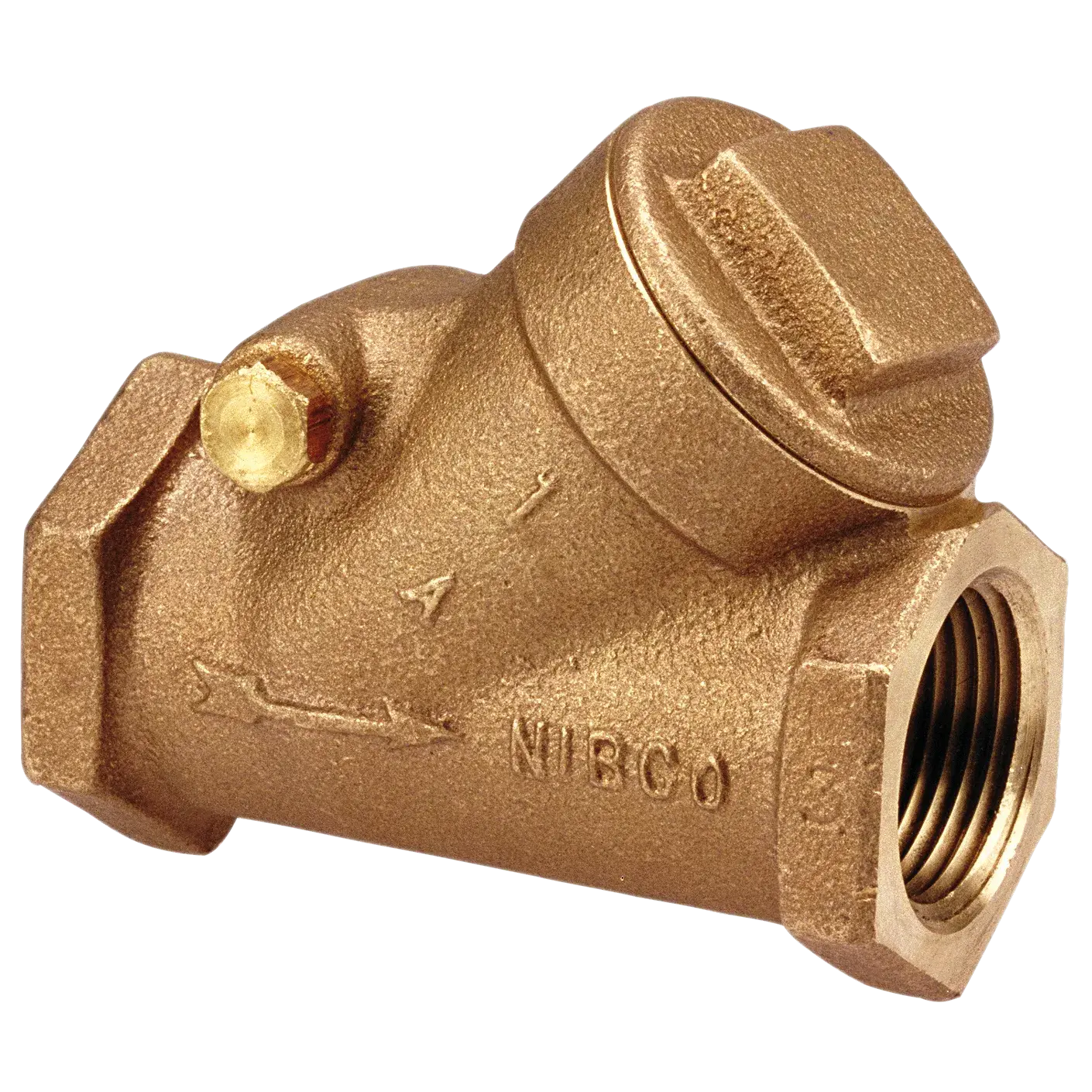 NIBCO Nibco T-413-Y 3/4 in. Female Bronze Horizontal Swing Check Valve (3/4 in.) NL74008
