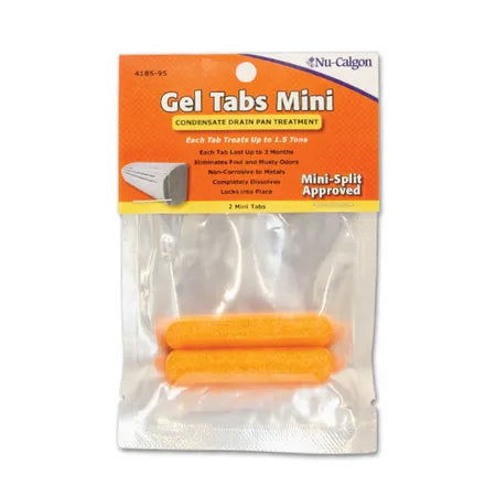 NU-CALGON Nu-Calgon 4185-95 Gel Tabs Mini Condensate Pan Treatment (3 inches)