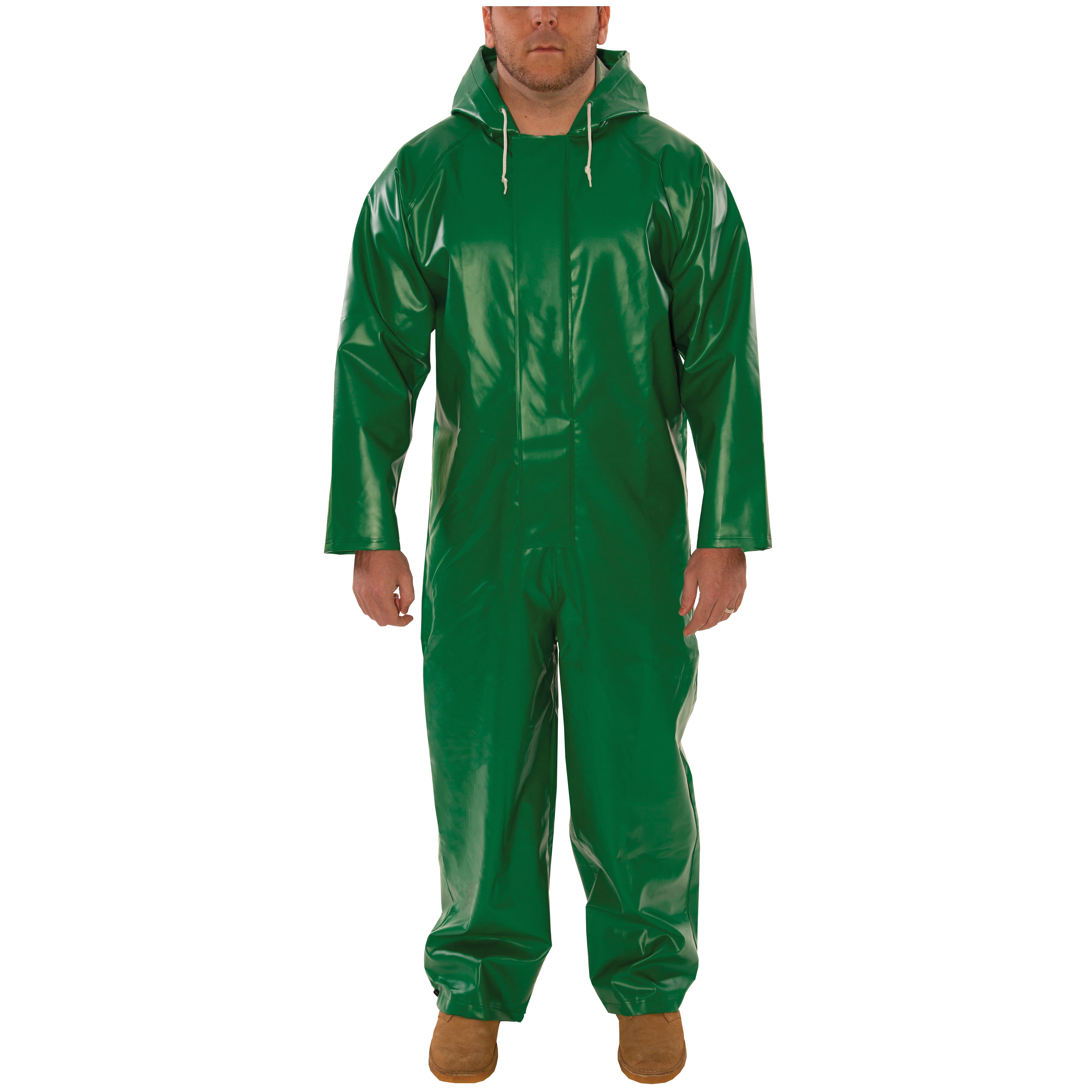 TINGLEY Tingley V41108.MD SafetyFlex Zipper Fly Front Hooded Coverall (M / Pack 1)