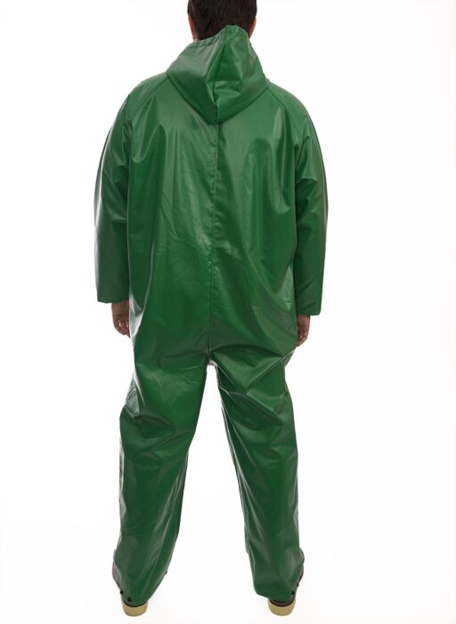 TINGLEY Tingley V41108.MD SafetyFlex Zipper Fly Front Hooded Coverall (M / Pack 1)