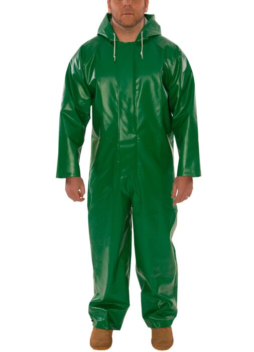 TINGLEY Tingley V41108.MD SafetyFlex Zipper Fly Front Hooded Coverall (M / Pack 1)